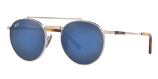 Солнцезащитные очки унисекс Ray-Ban 8237 Round II Titanium 3139/O4