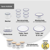 KRÜGER Масленка эмалированная с крышкой KRÜGER фото 4
