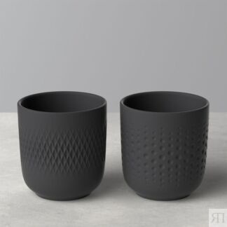 Villeroy & Boch Набор из 2 кружек 0,29 л Black Manufacture Collier Villeroy