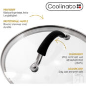 Coolinato Крышка стеклянная 24см Coolinato фото 4