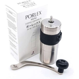 Porlex Ручная мини-кофемолка Porlex Mini II из нержавеющей стали, 20 г, сер