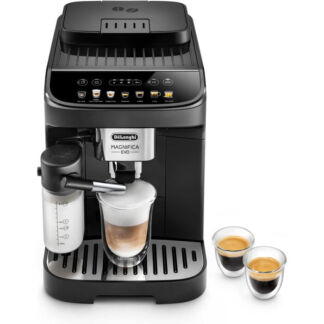 De'Longhi Кофемашина на 2 чашки с системой подачи молока LatteCrema, 7 реце