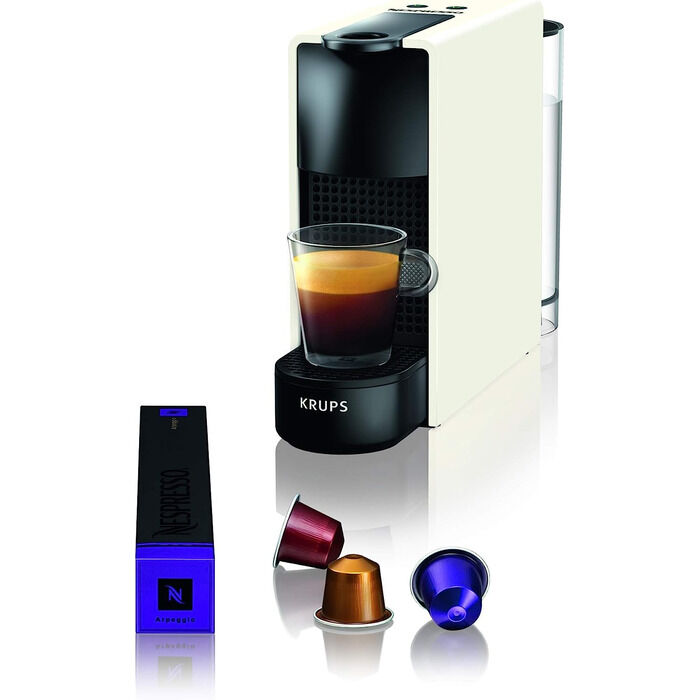 Krups Капсульная кофемашина 0.6 л 1200 Вт, белая Nespresso Essenza Mini ‎YY фото 1