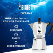 BIALETTI Кофеварка для эспрессо на 2 чашки, с переходником для индукционных фото 3