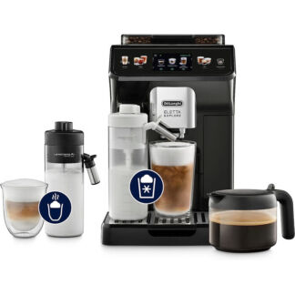 De'Longhi Кофемашина с системой подачи молока LatteCrema на 2 чашки, черная