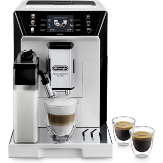 De'Longhi Кофемашина с системой подачи молока LatteCrema на 2 чашки, серая