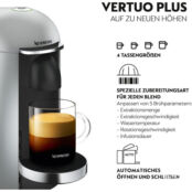 Krups Капсульная кофемашина 1.7 л 1260 Вт, серая Nespresso Vertuo Plus XN90 фото 2