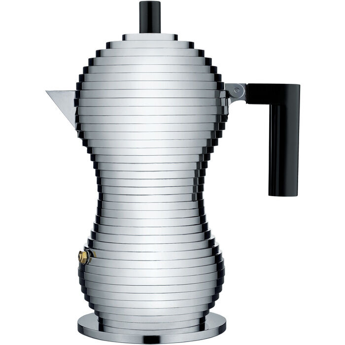 Alessi Кофеварка 300 мл металлик/черная Pulcina Alessi фото 1