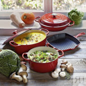 Le Creuset Гусятница / жаровня 25 см, бирюзовый  Le Creuset фото 2