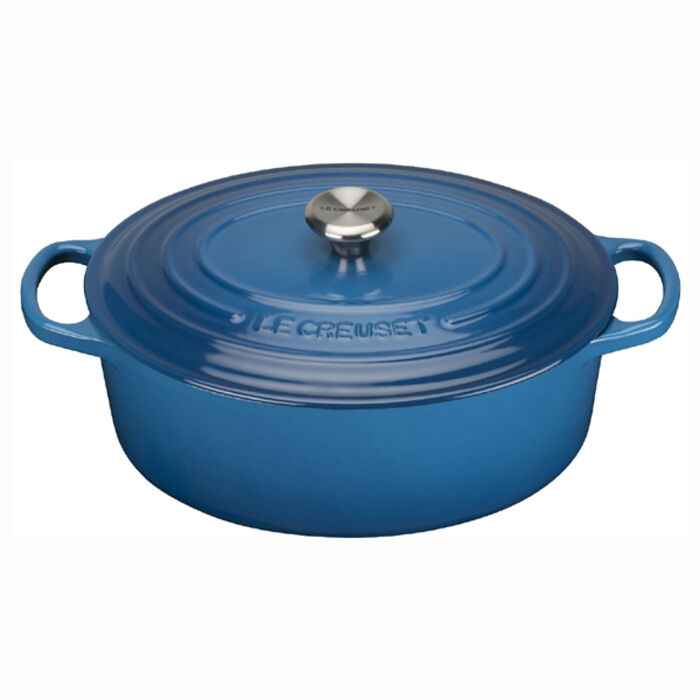 Le Creuset Гусятница / жаровня с крышкой 27 см, синий Le Creuset фото 1