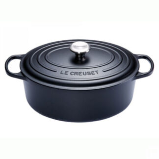 Le Creuset Гусятница / жаровня с крышкой 27 см, черный матовый Le Creuset