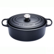 Le Creuset Гусятница / жаровня с крышкой 27 см, черный матовый Le Creuset фото 1