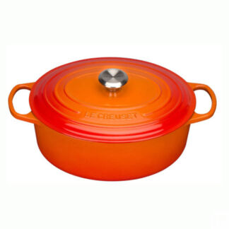 Le Creuset Гусятница / жаровня с крышкой 31 см, оранжевый Le Creuset