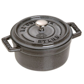 Staub Мини-кастрюля / жаровня с крышкой 10 см Graphite Grey Staub