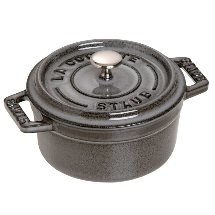 Staub Мини-кастрюля / жаровня с крышкой 10 см Graphite Grey Staub фото 1