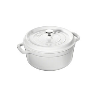 Staub Кастрюля / жаровня 26 см с крышкой weiß Staub