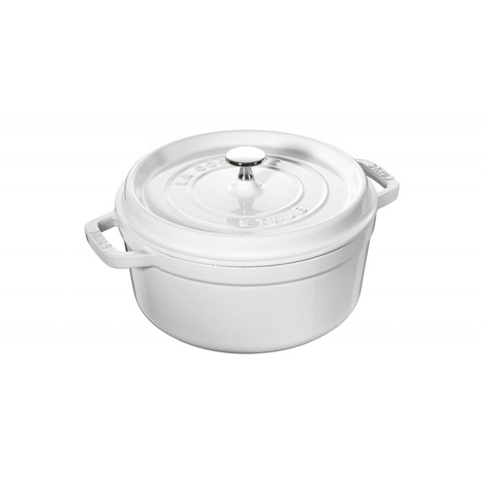 Staub Кастрюля / жаровня 26 см с крышкой weiß Staub фото 1