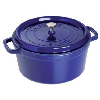 Staub Кастрюля / жаровня 24 см с крышкой Dark Blue Staub