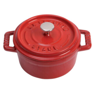 Staub Мини-кастрюля / жаровня с крышкой 10 см Cherry Staub