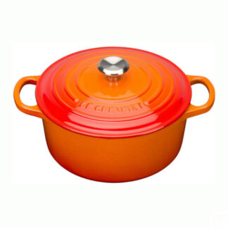 Le Creuset Кастрюля / жаровня с крышкой 20 см, оранжевый Le Creuset