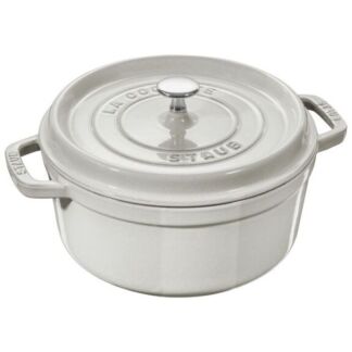 Staub Кокот круглый 22 см, белый Staub