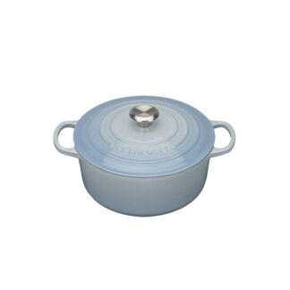 Le Creuset Кастрюля / жаровня с крышкой 26 см, голубой океан Signature Le C