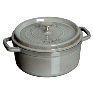 Staub Кастрюля / жаровня 24 см с крышкой Graphite Grey Staub