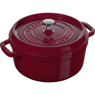 Staub Кокот круглый 24 см, бордо Staub