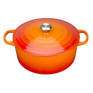 Le Creuset Кастрюля / жаровня с крышкой 24 см, оранжевый Signature Le Creus