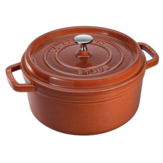 Staub Кастрюля / жаровня 24 см с крышкой Burnt Orange Staub