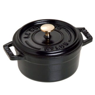 Staub Мини-кастрюля / жаровня с крышкой 10 см Matte Black Staub