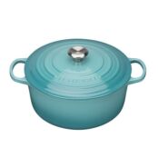 Le Creuset Кастрюля / жаровня с крышкой 24 см, бирюзовый Signature Le Creus фото 1