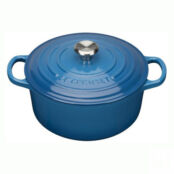 Le Creuset Кастрюля / жаровня с крышкой 22 см, синий Le Creuset фото 1