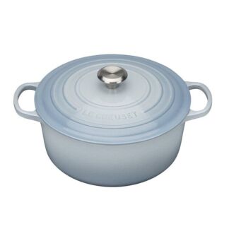 Le Creuset Кастрюля / жаровня с крышкой 24 см, голубой океан Signature Le C