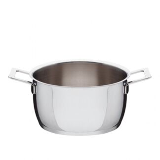 Alessi Кастрюля с двумя ручками 16 см 1,6 л металлик Pots & Pans Alessi