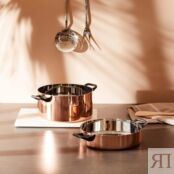 Alessi Кастрюля 16 см 1,6 л медь Cintura Orione Alessi фото 2