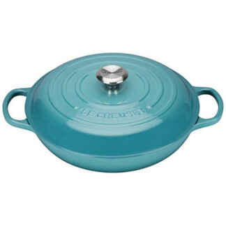 Le Creuset Сковорода-жаровня чугунная 30 см, бирюзовый Le Creuset