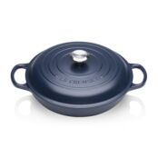 Le Creuset Сковорода-жаровня чугунная 30 см, темно-синий Signature Le Creus фото 1