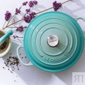 Le Creuset Кастрюля / жаровня с крышкой 22 см Cool Mint Le Creuset фото 2