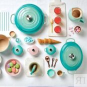 Le Creuset Кастрюля / жаровня с крышкой 22 см Cool Mint Le Creuset фото 3