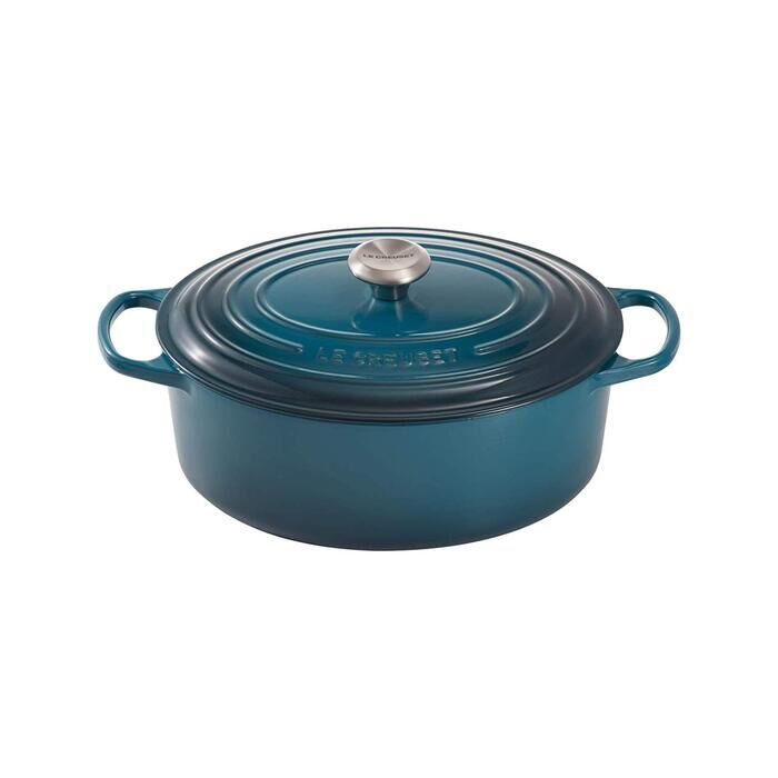 Le Creuset Гусятница / жаровня 29 см с крышкой Deep Teal Le Creuset фото 1