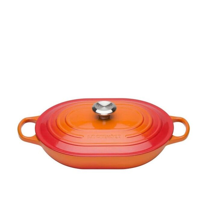 Le Creuset Жаровня 31 см овальная Oblong Flame Le Creuset фото 1