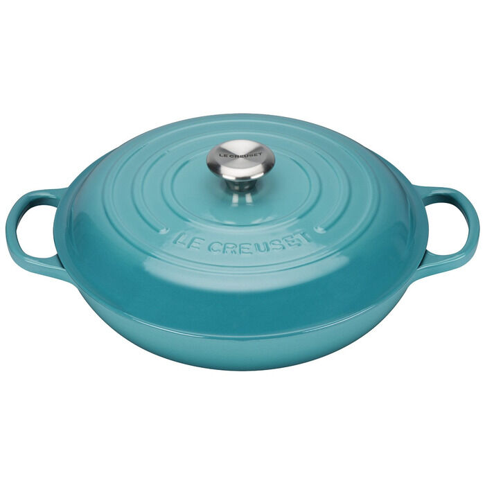 Le Creuset Сковорода-жаровня чугунная 26 см, бирюзовый Le Creuset фото 1