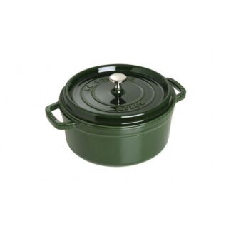 Staub Кокот круглый 24 см, зеленый базилик Staub