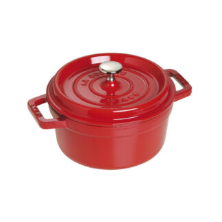 Staub Кокот круглый 22 см, вишневый Staub