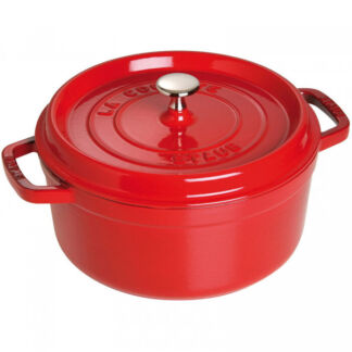 Staub Кокот круглый 24 см, вишневый Staub