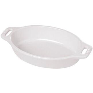 Staub Форма для запекания овальная 28 см White Staub