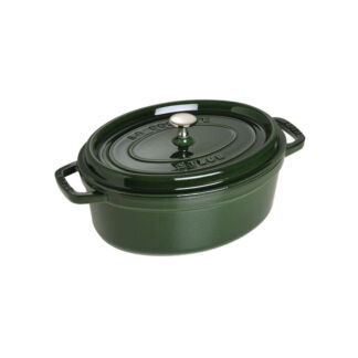 Staub Кокот овальный 31 см, зеленый базилик Staub