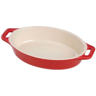 Staub Форма для запекания овальная 28 см Cherry Staub