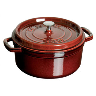 Staub Кокот круглый 26 см, гранатовый Staub